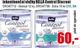 EVA Inkontinenční vložky BELLA Control Discreet nabídka