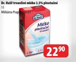 Partner Maloobchodní síť Dr. Halíř trvanlivé mléko 3,5% plnotučné nabídka