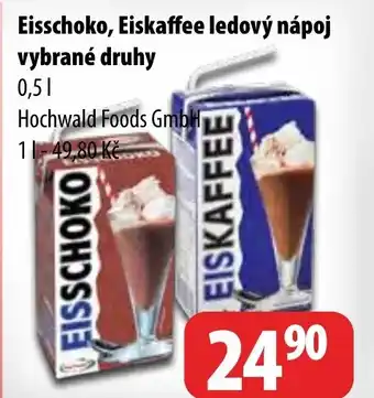 Partner Maloobchodní síť Eisschoko, Eiskaffee ledový nápoj nabídka