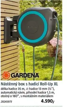 Bauhaus GARDENA Nástěnný box s hadicí Roll-Up XL nabídka