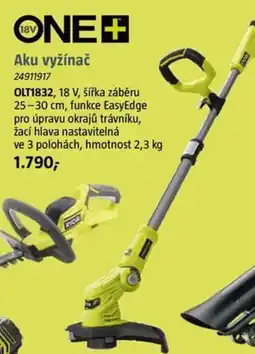 Bauhaus RYOBI Aku vyžínač nabídka