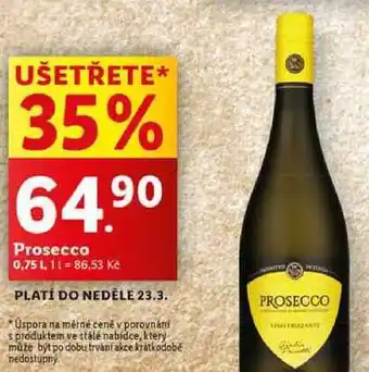 Lidl Prosecco, 0,75 l nabídka