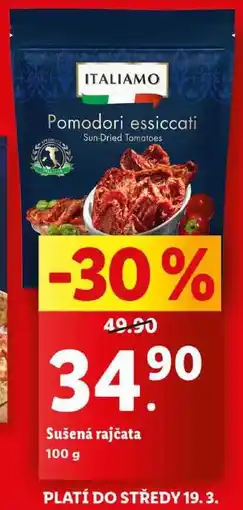 Lidl Sušená rajčata, 100 g nabídka