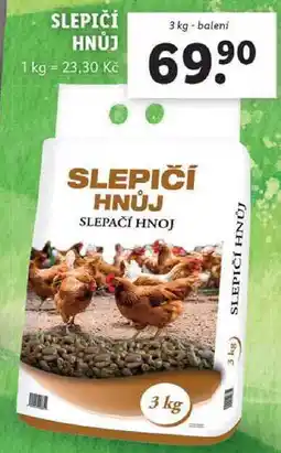 Lidl SLEPIČÍ HNŮJ, 3 kg nabídka