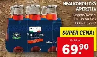 Lidl NEALKOHOLICKÝ APERITIV, 6x 98 ml nabídka