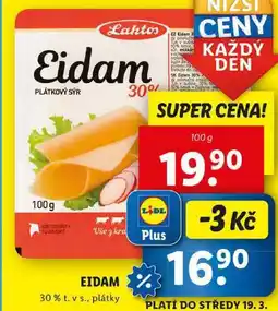 Lidl EIDAM, 100 g nabídka