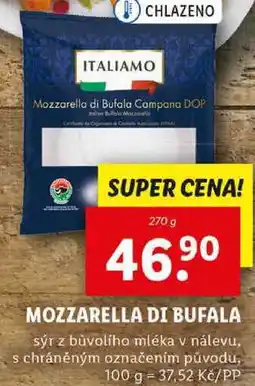 Lidl MOZZARELLA DI BUFALA, 270 g nabídka