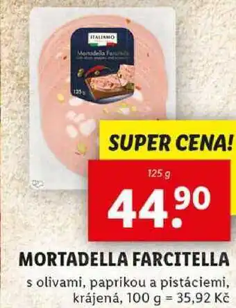 Lidl MORTADELLA FARCITELLA, 125 g nabídka