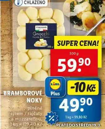 Lidl BRAMBOROVÉ NOKY, 500 g nabídka