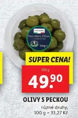 Lidl OLIVY S PECKOU, 150 g nabídka