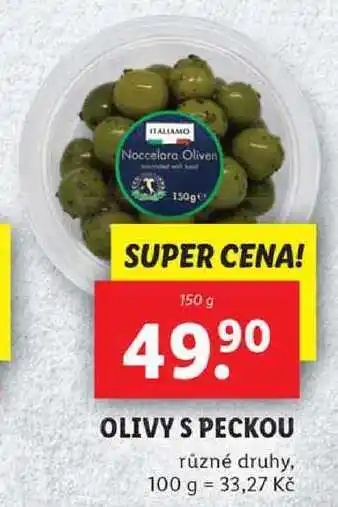 Lidl OLIVY S PECKOU, 150 g nabídka