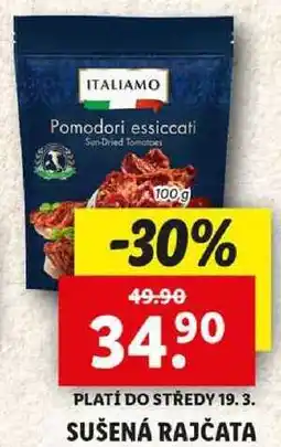 Lidl SUŠENÁ RAJČATA, 100 g nabídka