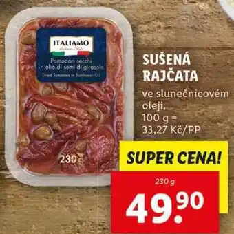 Lidl SUŠENÁ RAJČATA, 230 g nabídka