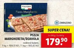 Lidl PIZZA MARGHERITA/DIAVOLA, 2x 535 g/2x 560 g nabídka