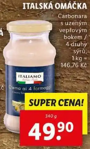 Lidl ITALSKÁ OMÁČKA, 340 g nabídka