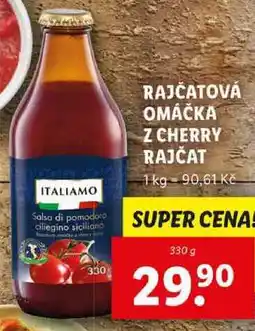 Lidl RAJČATOVÁ OMÁČKA Z CHERRY RAJČAT, 330 g nabídka