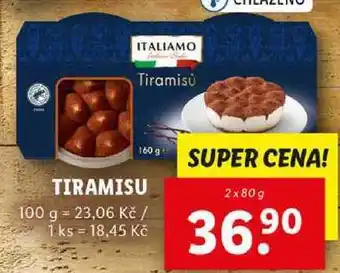 Lidl TIRAMISU, 2x 80 g nabídka