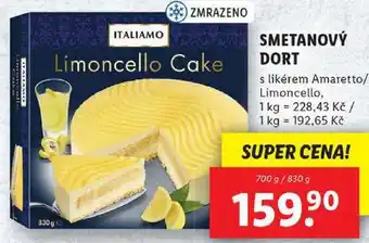 Lidl SMETANOVÝ DORT, 700 g/830 g nabídka