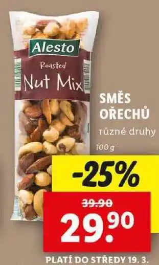 Lidl SMĚS OŘECHŮ, 100 g nabídka