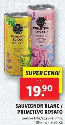 Lidl SAUVIGNON BLANC/PRIMITIVO ROSATO, 0,2 l nabídka