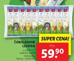 Lidl ČOKOLÁDOVÁ LÍZÁTKA, 150 g nabídka