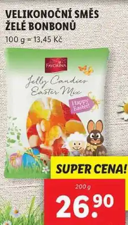 Lidl VELIKONOČNÍ SMĚS ŽELÉ BONBONŮ, 200 g nabídka