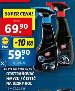 Lidl ODSTRAŇOVAČ HMYZU/ČISTIČ NA DISKY KOL, 750 ml nabídka