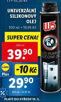 Lidl UNIVERZÁLNÍ SILIKONOVÝ OLEJ, 200 ml nabídka