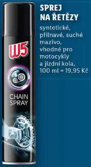 Lidl SPREJ NA ŘETĚZY, 200 ml nabídka