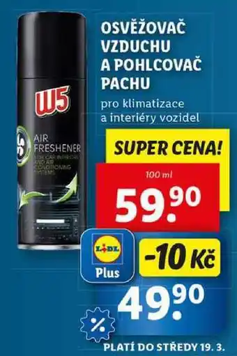 Lidl OSVĚŽOVAČ VZDUCHU A POHLCOVAČ PACHU, 100 ml nabídka