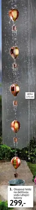 Velký Košík Okapový řetěz na dešťovou vodu létající balony nabídka