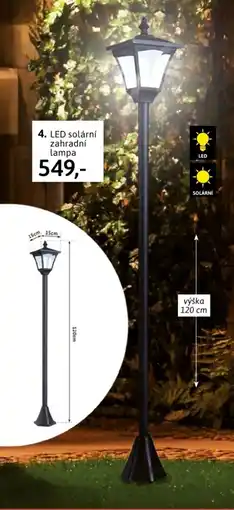 Velký Košík Led solární zahradní lampa nabídka