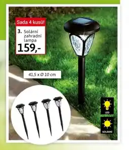 Velký Košík Solární zahradní lampa nabídka