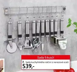 Velký Košík Sada kuchyňského náčiní z nerezové oceli nabídka