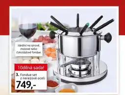 Velký Košík Fondue set z nerezové oceli nabídka