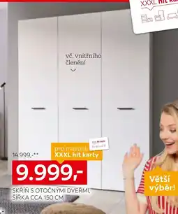 XXXLutz Skříň s otočnými dveřmi nabídka