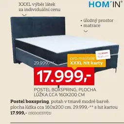 XXXLutz Postel boxspring nabídka