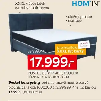 XXXLutz Postel boxspring nabídka