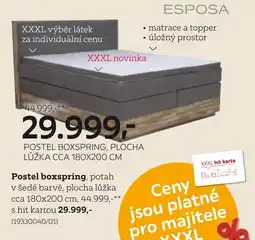 XXXLutz Postel boxspring nabídka