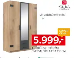 XXXLutz Skříň s otočnými dveřmi nabídka
