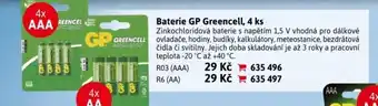 Velký Košík Baterie gp greencell, 4 ks nabídka