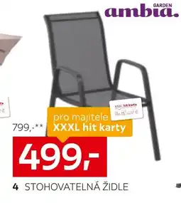 XXXLutz Stohovatelná židle nabídka