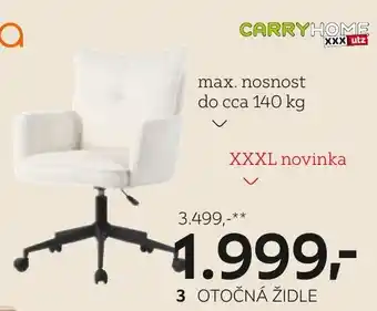 XXXLutz Otočná židle nabídka