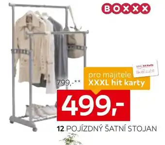 XXXLutz Pojízdný šatní stojan nabídka