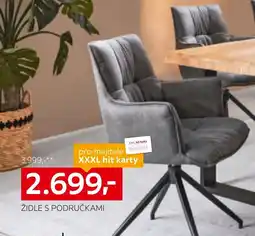 XXXLutz Židle s područkami nabídka