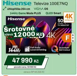 Expert Hisense Televize 100E7NQ nabídka