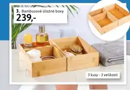 Velký Košík Bambusové úložné boxy nabídka