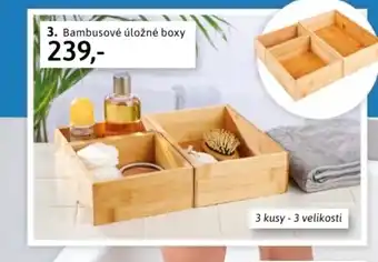 Velký Košík Bambusové úložné boxy nabídka