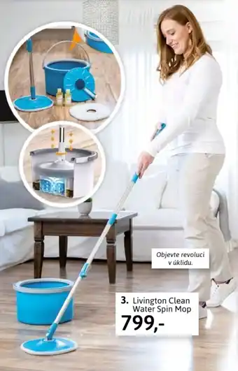 Velký Košík Livington clean water spin mop nabídka