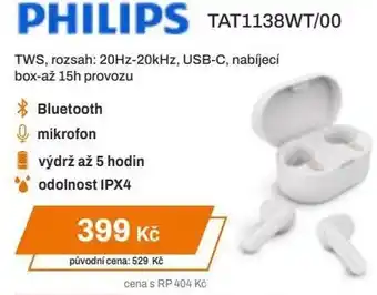 Expert PHILIPS TAT1138WT/00 nabídka